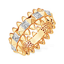 Кольцо золотое К13121556 | Кольцо золотое К13121556 купить по цене 191947 руб. в ювелирном магазине ⭐️ «Золотая Подкова»