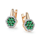 Серьги золотые 25977-101 | Серьги золотые 25977-101 купить по цене 162060 руб. в ювелирном магазине ⭐️ «Золотая Подкова»