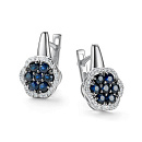 Серьги золотые 25977-202 | Серьги золотые 25977-202 купить по цене 148140 руб. в ювелирном магазине ⭐️ «Золотая Подкова»