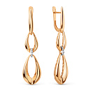 Серьги золотые 902092-1102 | Серьги золотые 902092-1102 купить по цене 98910 руб. в ювелирном магазине ⭐️ «Золотая Подкова»