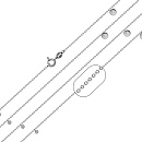 Цепь серебряная 070053R030L120 | Цепь серебряная 070053R030L120 купить по цене 5958 руб. в ювелирном магазине ⭐️ «Золотая Подкова»