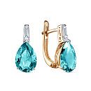 Серьги золотые 21804940Пар. | Серьги золотые 21804940Пар. купить по цене 72645 руб. в ювелирном магазине ⭐️ «Золотая Подкова»