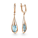 Серьги золотые 20391384 Топаз | Серьги золотые 20391384 Топаз купить по цене 111720 руб. в ювелирном магазине ⭐️ «Золотая Подкова»