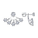 Серьги серебряные 94-122-01489-1 | Серьги серебряные 94-122-01489-1 купить по цене 3234 руб. в ювелирном магазине ⭐️ «Золотая Подкова»