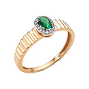 Кольцо золотое 16223-101 | Кольцо золотое 16223-101 купить по цене 58789 руб. в ювелирном магазине ⭐️ «Золотая Подкова»