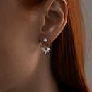 Серьги серебряные 94026021 | Серьги серебряные 94026021 купить по цене 4736 руб. в ювелирном магазине ⭐️ «Золотая Подкова»