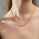 Цепь золотая Роза Ц030 П | Цепь золотая Роза Ц030 П купить по цене 107797 руб. в ювелирном магазине ⭐️ «Золотая Подкова»