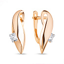 Серьги золотые 022372-1102 | Серьги золотые 022372-1102 купить по цене 59625 руб. в ювелирном магазине ⭐️ «Золотая Подкова»