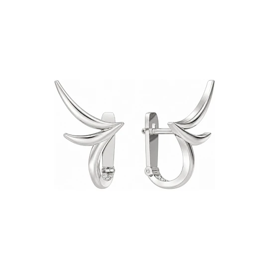 Серьги из серебра