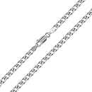 Цепь серебряная 0439R060L55 | Цепь серебряная 0439R060L55 купить по цене 3915 руб. в ювелирном магазине ⭐️ «Золотая Подкова»