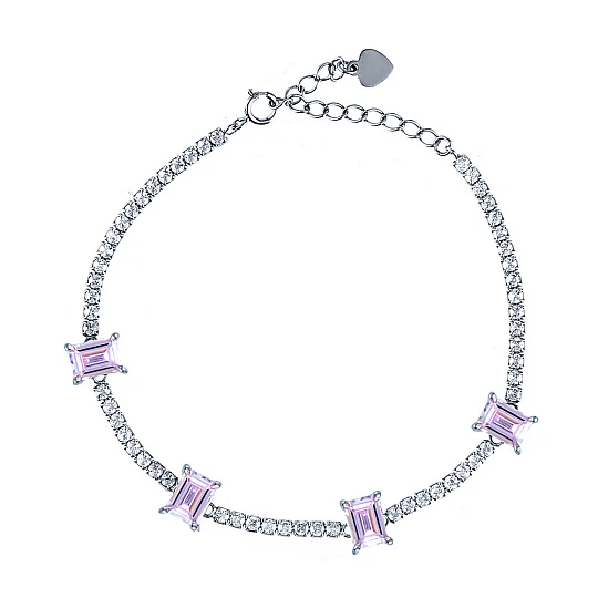 Браслет серебряный C6241 | Серебряные браслеты купить по выгодной цене в ювелирном магазине ⭐️ «Золотая Подкова»