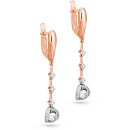 Серьги золотые 12-0587-1000 | Серьги золотые 12-0587-1000 купить по цене 171510 руб. в ювелирном магазине ⭐️ «Золотая Подкова»