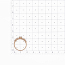 Кольцо золотое Т14101А856 | Кольцо золотое Т14101А856 купить по цене 121611 руб. в ювелирном магазине ⭐️ «Золотая Подкова»