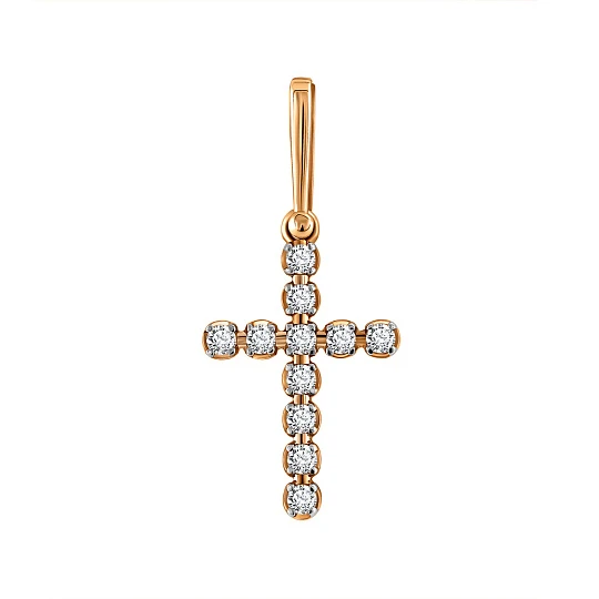 Подвеска золотая 805-02556-10-11-00-10 | Подвески и кулоны купить по доступной цене в ювелирном магазине «Золотая Подкова»