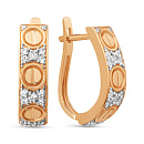 Серьги золотые 902012-1102 | Серьги золотые 902012-1102 купить по цене 93792 руб. в ювелирном магазине ⭐️ «Золотая Подкова»