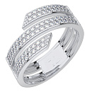 Кольцо серебряное 0101706-00775 | Кольцо серебряное 0101706-00775 купить по цене 4189 руб. в ювелирном магазине ⭐️ «Золотая Подкова»