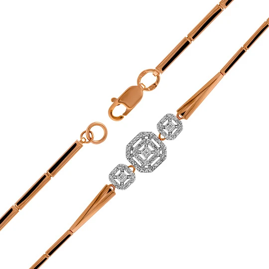 Браслет золотой Т146101290 | Золотые браслеты купить по выгодной цене в ювелирном магазине ⭐️ «Золотая Подкова»