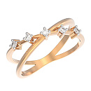 Кольцо золотое 1048231-11110 | Кольцо золотое 1048231-11110 купить по цене 31785 руб. в ювелирном магазине ⭐️ «Золотая Подкова»