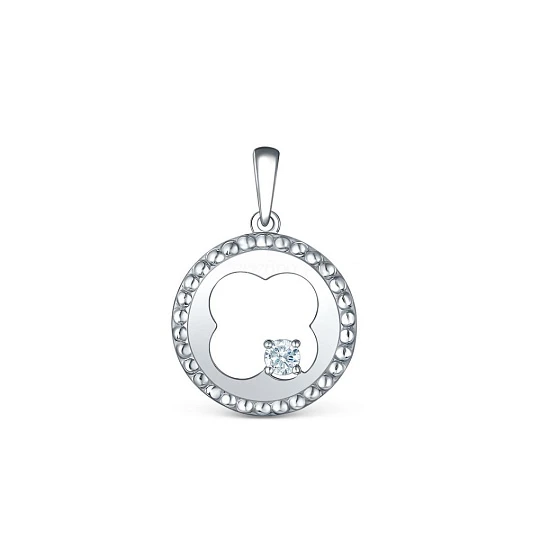 Подвеска серебряная П-2817-Р | Фантазийные подвески и кулоны купить по выгодной цене в ювелирном магазине ⭐️ «Золотая Подкова»