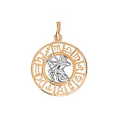 Подвеска золотая 817-08408-10-00-00-09 Стрелец | Подвеска золотая 817-08408-10-00-00-09 Стрелец купить по цене 25061 руб. в ювелирном магазине ⭐️ «Золотая Подкова»