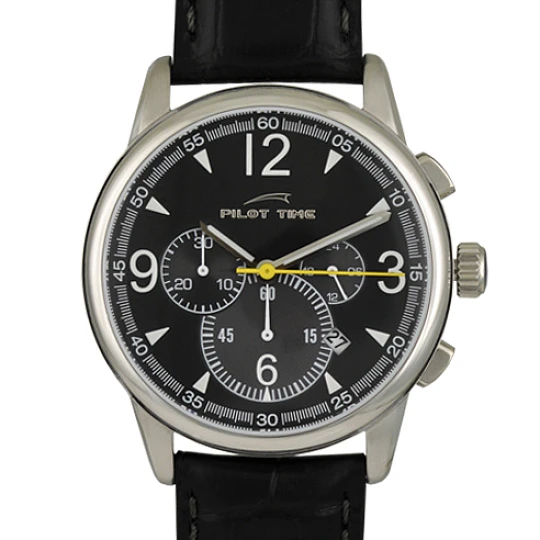 Часы "Pilot Time"78033253кк кварцевые с хронографом муж. | Ювелирные изделия Мужские купить по выгодной цене в ювелирном магазине ⭐️ «Золотая Подкова»