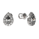 Серьги серебряные 1035892-01110 | Серьги серебряные 1035892-01110 купить по цене 2038 руб. в ювелирном магазине ⭐️ «Золотая Подкова»