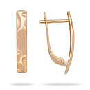 Серьги золотые 019622-1000 | Серьги золотые 019622-1000 купить по цене 39195 руб. в ювелирном магазине ⭐️ «Золотая Подкова»