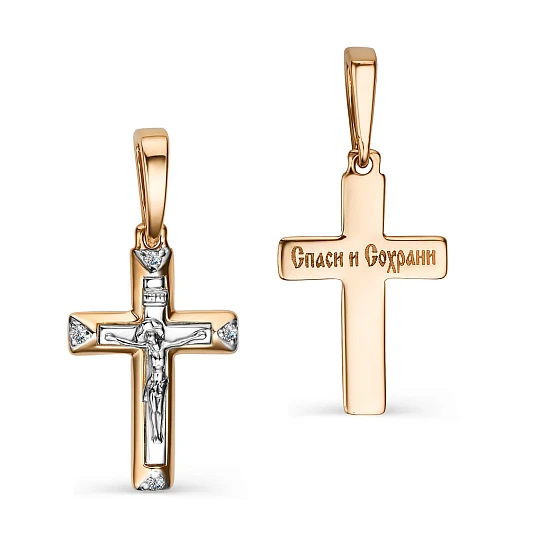 Подвеска золотая 34016-100 | Ювелирные изделия в сети Золотая Подкова