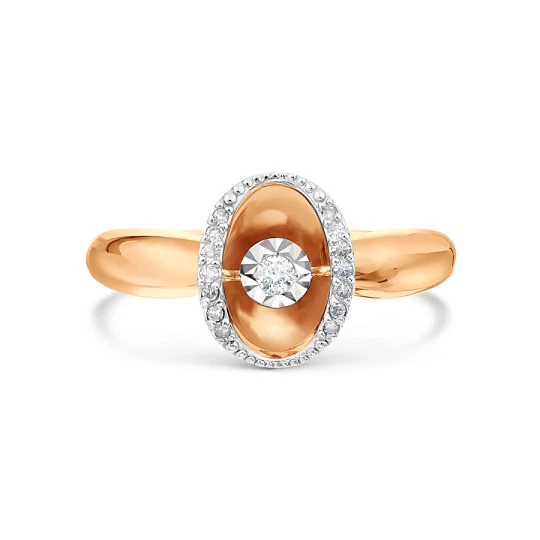 Кольцо золотое Т14661А284 | Золотые кольца купить по выгодной цене в ювелирном магазине ⭐️ «Золотая Подкова»