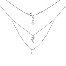 Колье серебряное C1-SH-10012 | Колье серебряное C1-SH-10012 купить по цене 1250 руб. в ювелирном магазине ⭐️ «Золотая Подкова»