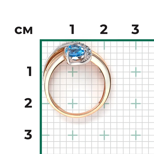 Кольцо золотое 01-5708-00-201-1111 | Ювелирные изделия от бренда Платина 💍 купить по доступной цене в ювелирной сети «Золотая Подкова»