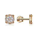 Серьги золотые С130-3420 | Серьги золотые С130-3420 купить по цене 37800 руб. в ювелирном магазине ⭐️ «Золотая Подкова»