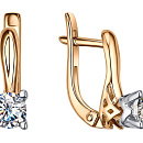 Серьги золотые С132-1932 | Серьги золотые С132-1932 купить по цене 61425 руб. в ювелирном магазине ⭐️ «Золотая Подкова»