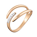 Кольцо золотое 1045111-11110 | Кольцо золотое 1045111-11110 купить по цене 39585 руб. в ювелирном магазине ⭐️ «Золотая Подкова»