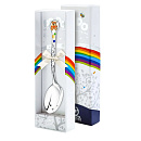 Ложка Ag 368ЛЖ05808 оранж поз. Медвежонок | Ложка Ag 368ЛЖ05808 оранж поз. Медвежонок купить по цене 8227 руб. в ювелирном магазине ⭐️ «Золотая Подкова»