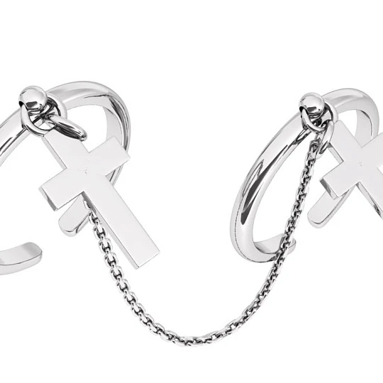 Кольцо серебряное 0121669-00245 | Ювелирные изделия в сети Золотая Подкова