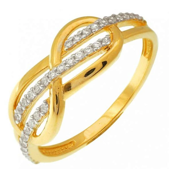 Кольцо золотое 82736 | Ювелирные изделия в сети Золотая Подкова