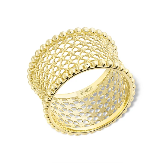 Кольцо золотое 00257-10-030001-00 | Кольца без вставок купить по выгодной цене в ювелирном магазине ⭐️ «Золотая Подкова»