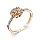 Кольцо золотое 14412-100 | Кольцо золотое 14412-100 купить по цене 70614 руб. в ювелирном магазине ⭐️ «Золотая Подкова»