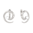 Серьги серебряные 1045992-01250-2S | Серьги серебряные 1045992-01250-2S купить по цене 2925 руб. в ювелирном магазине ⭐️ «Золотая Подкова»