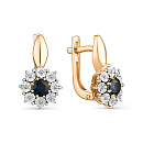 Серьги золотые 23102-102 | Серьги золотые 23102-102 купить по цене 98220 руб. в ювелирном магазине ⭐️ «Золотая Подкова»