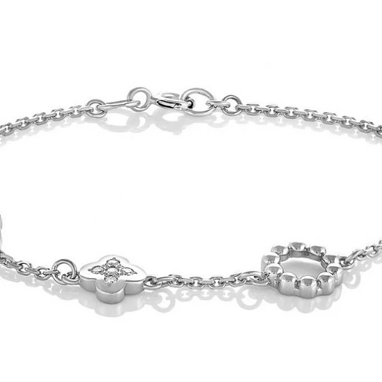 Браслет золотой 14-1893-1000 | Браслеты с бриллиантами купить по выгодной цене в ювелирном магазине ⭐️ «Золотая Подкова»