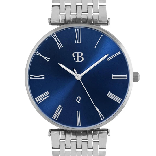 Часы "Русское Время" 9130138кк кварцевые, муж. | Серебряные и стальные часы купить по выгодной цене в ювелирном магазине ⭐️ «Золотая Подкова»