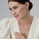 Серьги золотые 25939-202 | Серьги золотые 25939-202 купить по цене 117217 руб. в ювелирном магазине ⭐️ «Золотая Подкова»