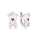 Серьги серебряные 901022095 | Серьги серебряные 901022095 купить по цене 7286 руб. в ювелирном магазине ⭐️ «Золотая Подкова»