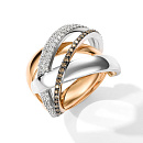 Кольцо золотое 15510-117 | Кольцо золотое 15510-117 купить по цене 334474 руб. в ювелирном магазине ⭐️ «Золотая Подкова»