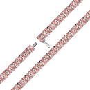 Браслет серебряный SB-B1477C2 | Браслет серебряный SB-B1477C2 купить по цене 9348 руб. в ювелирном магазине ⭐️ «Золотая Подкова»