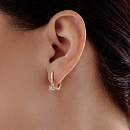 Серьги золотые 26012-100 | Серьги золотые 26012-100 купить по цене 112151 руб. в ювелирном магазине ⭐️ «Золотая Подкова»