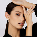 Серьги золотые 25663-100 | Серьги золотые 25663-100 купить по цене 172042 руб. в ювелирном магазине ⭐️ «Золотая Подкова»