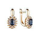 Серьги золотые 24028-102 | Серьги золотые 24028-102 купить по цене 138404 руб. в ювелирном магазине ⭐️ «Золотая Подкова»